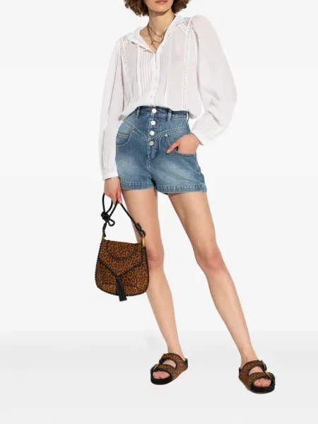 Sandale Isabel Marant cu imagine cu model leopard portocaliu