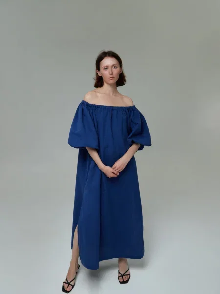 GNIZDO Сукня максі синій