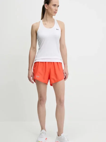 Under Armour športne kratke hlače Fly By oranžna