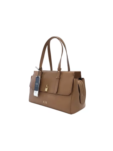 Torebka Armani Exchange brązowa