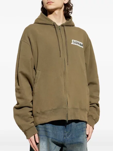 Hanorac cu glugă Balenciaga maro