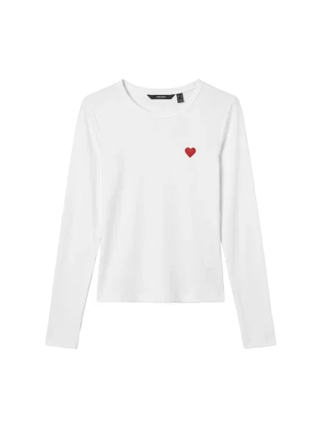 VERO MODA Tricou VMCHLOE' alb