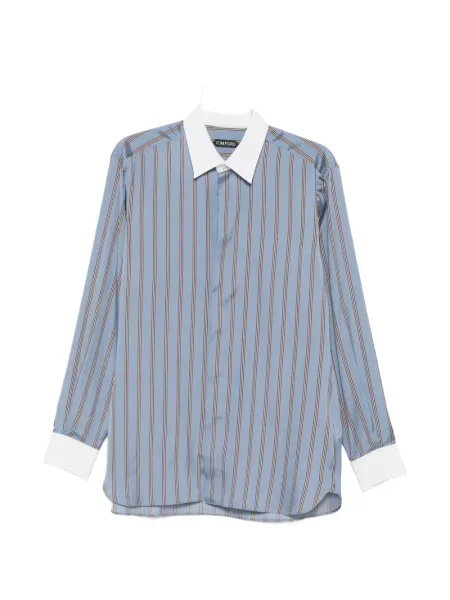 Prugasta košulja Tom Ford plava