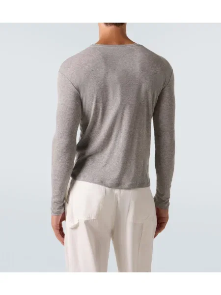 Tricou Miu Miu din jerseu gri