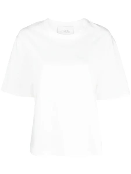 Tricou Studio Nicholson scurt alb