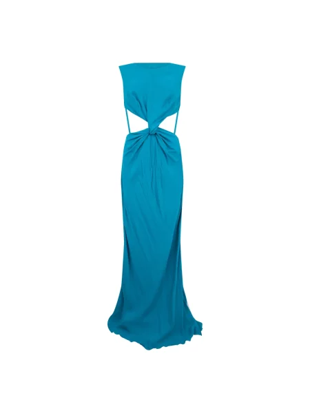 Sukienka Alberta Ferretti niebieska