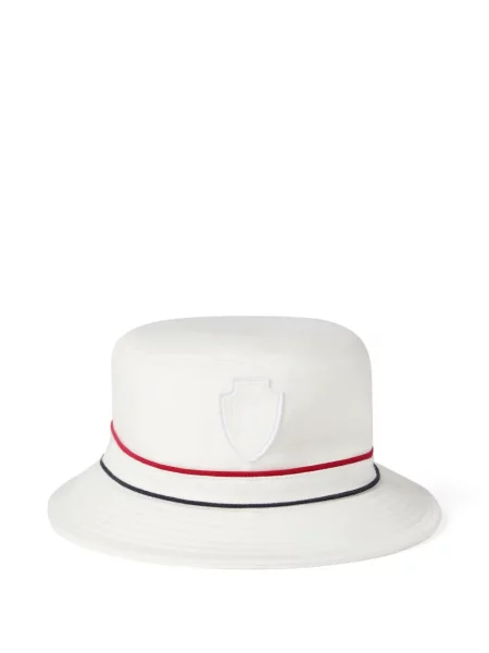 Šešir Brunello Cucinelli s autogramom bijela