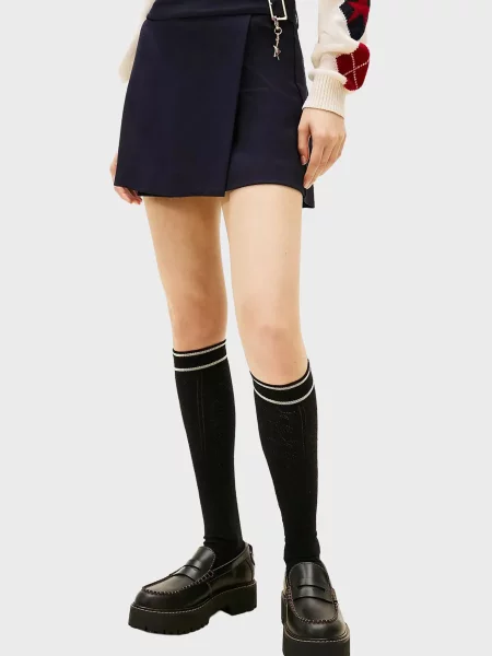 Джинсовая юбка Tommy Jeans синяя