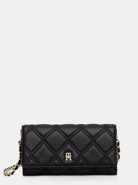 Colier Tommy Hilfiger din piele negru