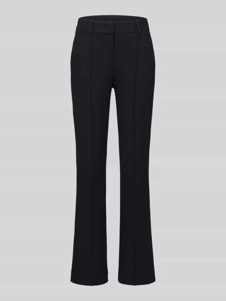 Krój relaxed fit proste spodnie z mieszanka model Luane Long' Opus Pants czarne