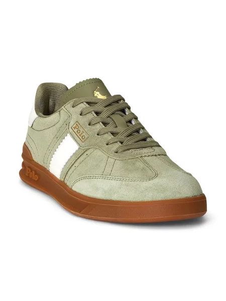 Pantofi Polo Ralph Lauren din piele verde