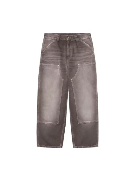 Spodnie Carhartt Wip brązowe