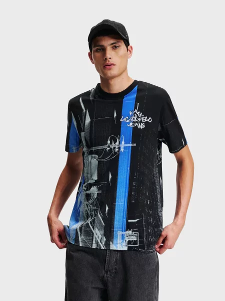 Футболка Karl Lagerfeld Jeans черная