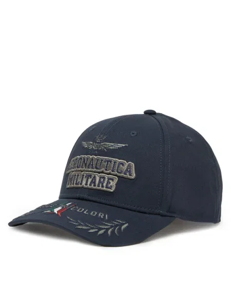 Шапка с козирка Aeronautica Militare с апликация тъмносиньо