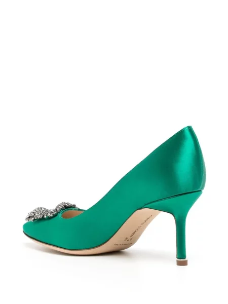 Bateliai Manolo Blahnik žalia