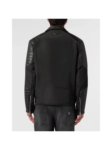 Kurtka skórzana Philipp Plein czarna