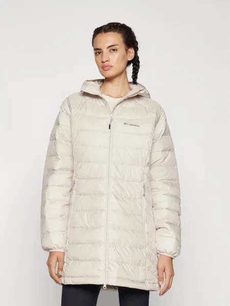 COLUMBIA Outdoorový kabát Powder Lite II svetlosivá