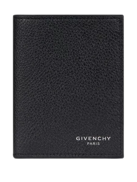 Kožni novčanik Givenchy crna