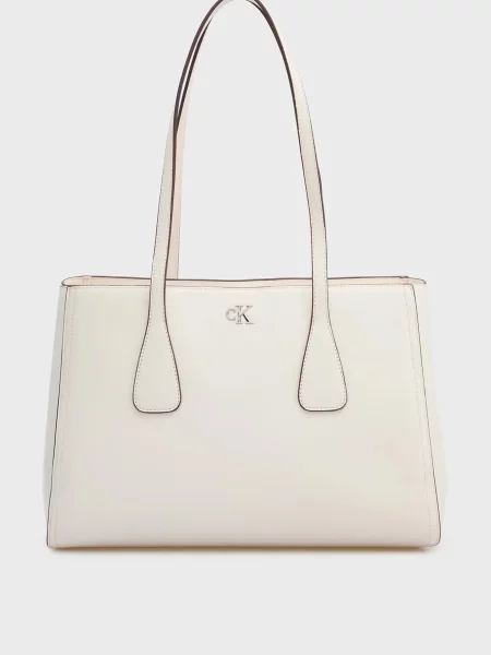 Сумка Calvin Klein в діловому стилі біла