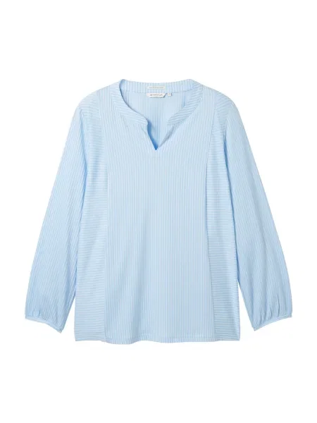 Tom Tailor + Tricou albastru deschis / murdar alb