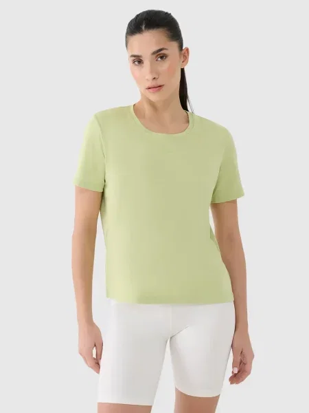 4F t-shirt koszulka treningowa S zielona