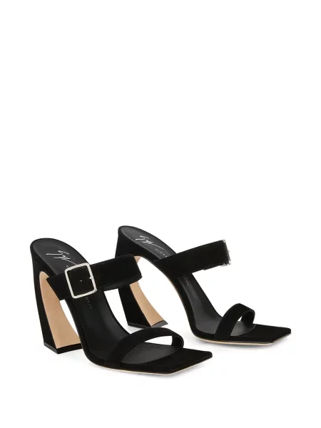 Sandale Giuseppe Zanotti din piele de căprioară negru