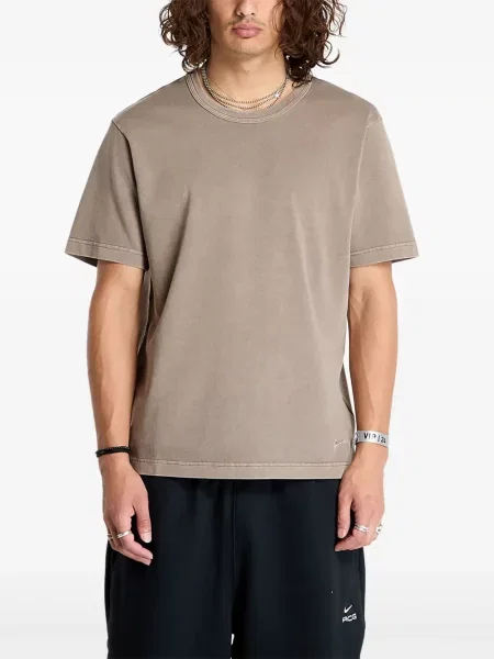 Top sport Nike din fleece plisat fără mâneci alb