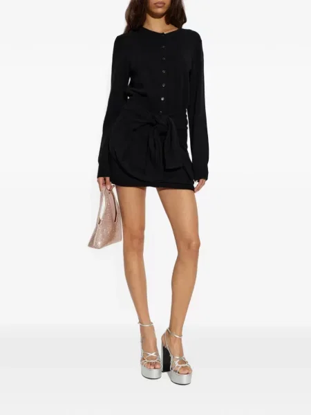 Rochie mini Alexander Wang cu legături negru
