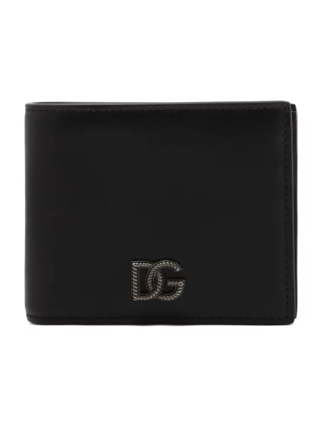 Portfel Dolce And Gabbana skórzany czarny