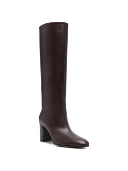 Botine Gianvito Rossi din piele roșu