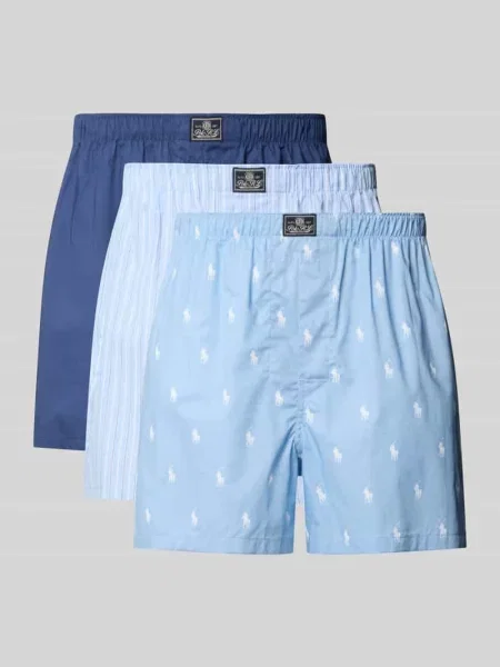 Bokserki Ralph Lauren Polo Open Boxer Blue L niebieska