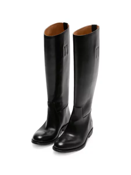 Cizme Acne Studios din piele negru