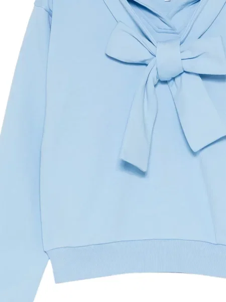Hoodie Shushu/tong με φιόγκο γραβάτες μπλε