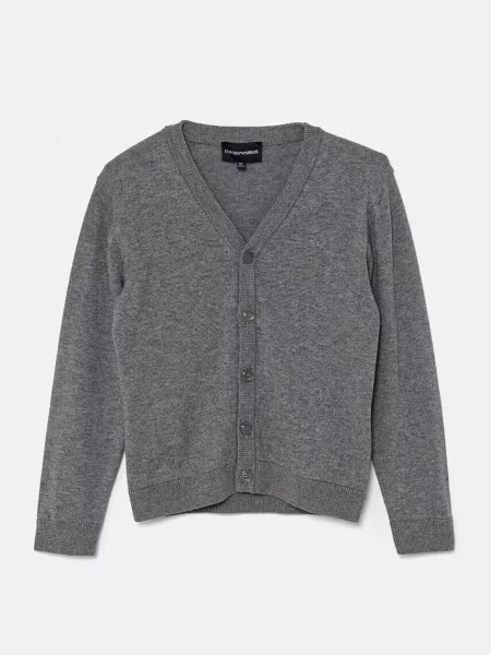 Emporio Armani Дитячий кардиган з домішкою вовни