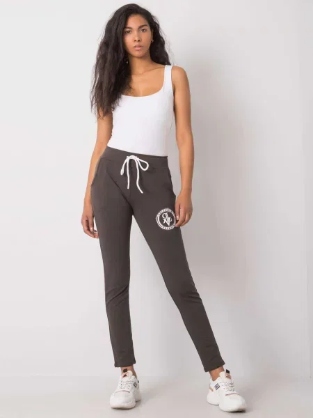 Športne hlače Fashionhunters kaki