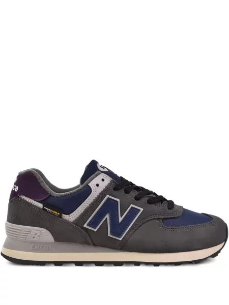 Semišové tenisky New Balance 574 šedé