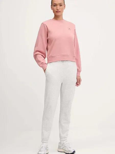 Dukserica adidas by Stella McCartney za žene s tiskom narančasta