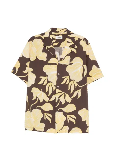 Cămașă Altea cu model floral cu imagine maro