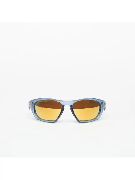 Okulary oakley lateralis polaris collection matte transparent abyss z soczewkami prizm polarized niebieskie