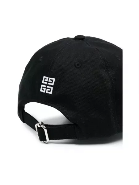 Czapka z daszkiem Givenchy z logo czarna