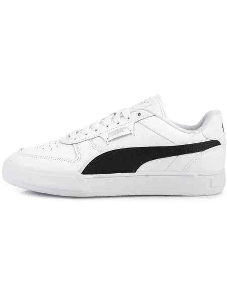Buty sneakersy sportowe klasyczne skórzane PUMA CAVEN DIME białe
