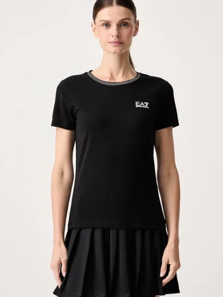 Emporio Armani tricou pentru femei din cu negru
