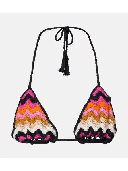 Bikini Anna Kosturova w paski