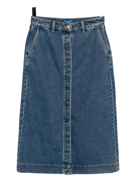 Haftowana spódnica jeansowa Sport B. By Agnès B. niebieska