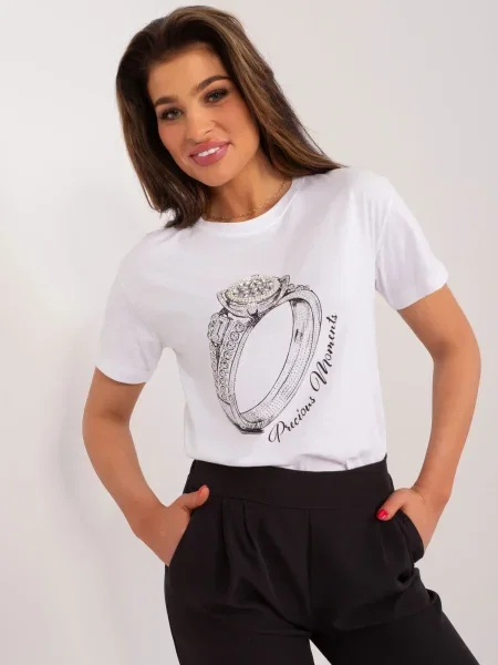 Tricou Mint alb