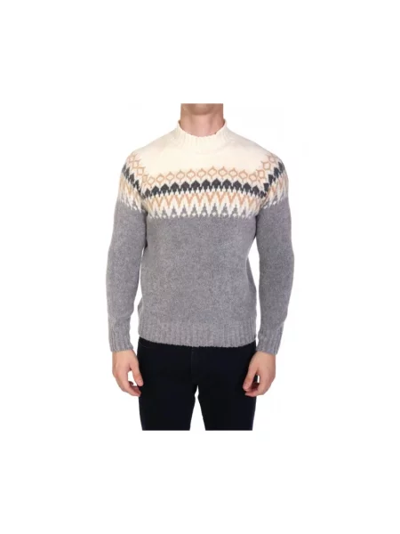 Sweter z golfem Gran Sasso wełniany do golfa