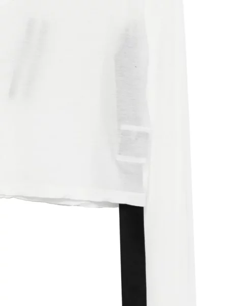 Top Rick Owens Drkshdw cu un umăr gol alb