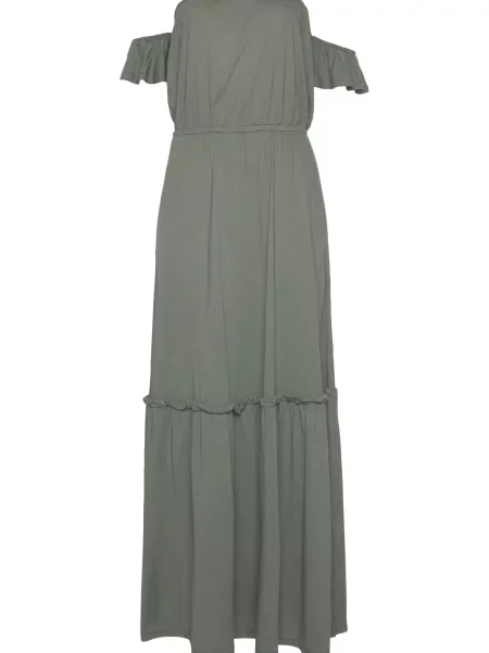 LASCANA Rochie închis verde