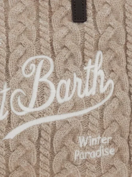 Geantă shopper Mc2 Saint Barth tricotate