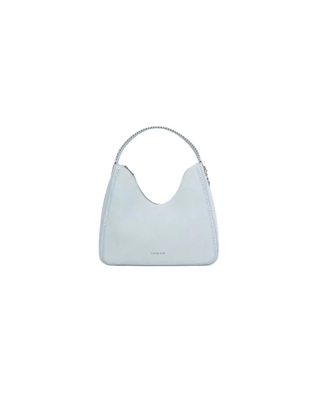 Torebka hobo Michael Kors skórzana niebieska